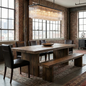 Murano Star Glass Brass Pendant Light