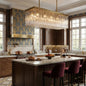 Murano Star Glass Brass Pendant Light