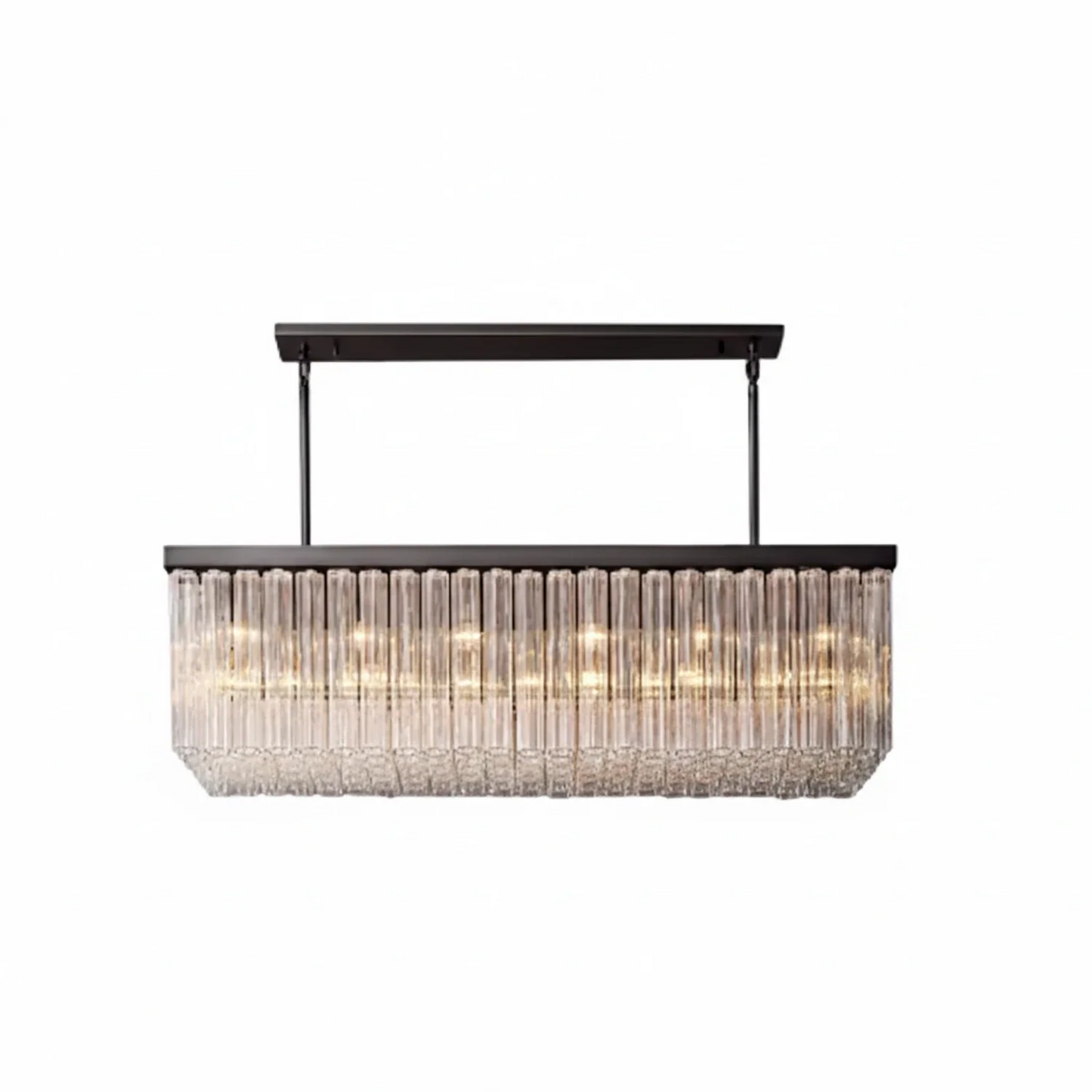 Murano Star Glass Brass Pendant Light