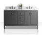Kayleigh Bathroom Vanity with Sink and Carrara White Marble Top Cabinet Set