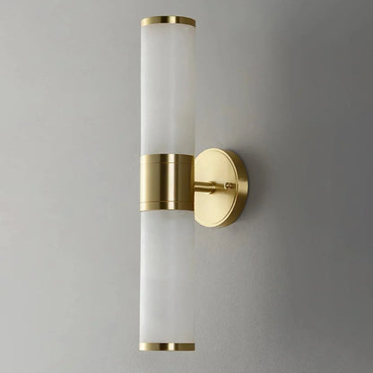 Cylindrical Lampatrin Alabaster Wall Lamp