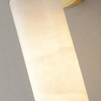 Cylindrical Lampatrin Alabaster Wall Lamp