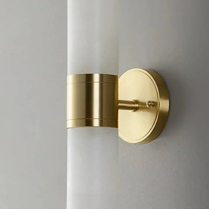 Cylindrical Lampatrin Alabaster Wall Lamp