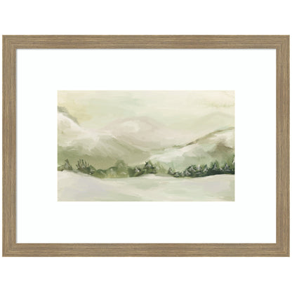AQ Winter Landscape No. 3 by Annie Quigley Framed Wall Art Print