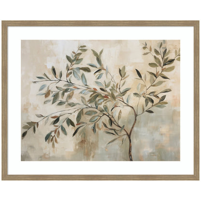 Olive Tree Abstract No. 31 by The Creative Bunch Studio Framed Wall Art Print