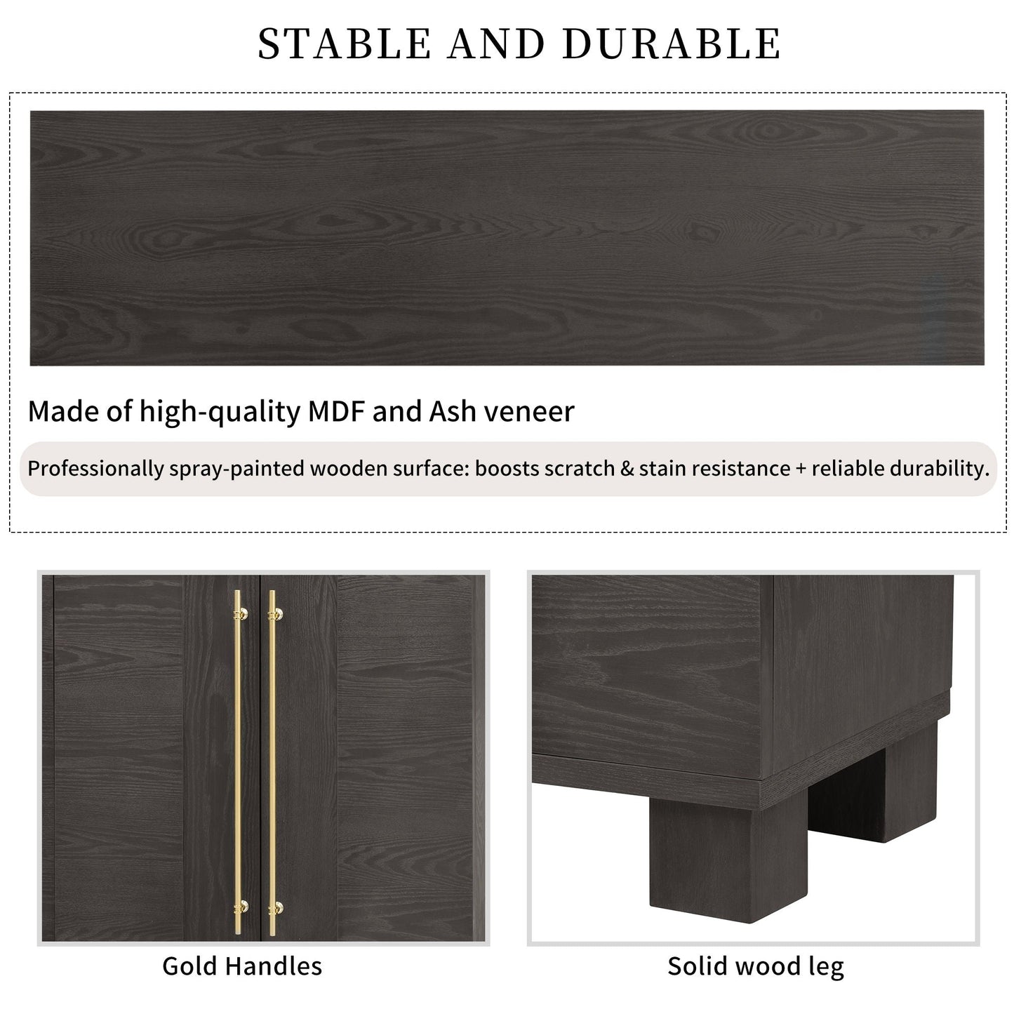 Sideboard With Adjustable Shelves