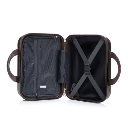 14' & 20' ABS Spinner Wheel Luggage Set with Cosmetic Case