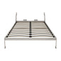 Queen Size Vertical Murphy Wall Cabinet Folding Bed With Automatic Legs - Gray