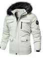 Men's Plus Size Fur Hooded Winter Parka Coat