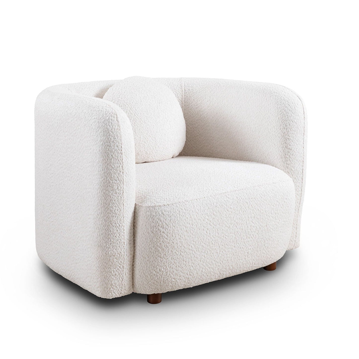 Japandi Style Accent Square Chair