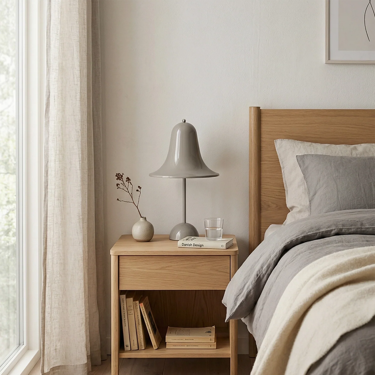 Danish "Bell" Portable Table Lamp