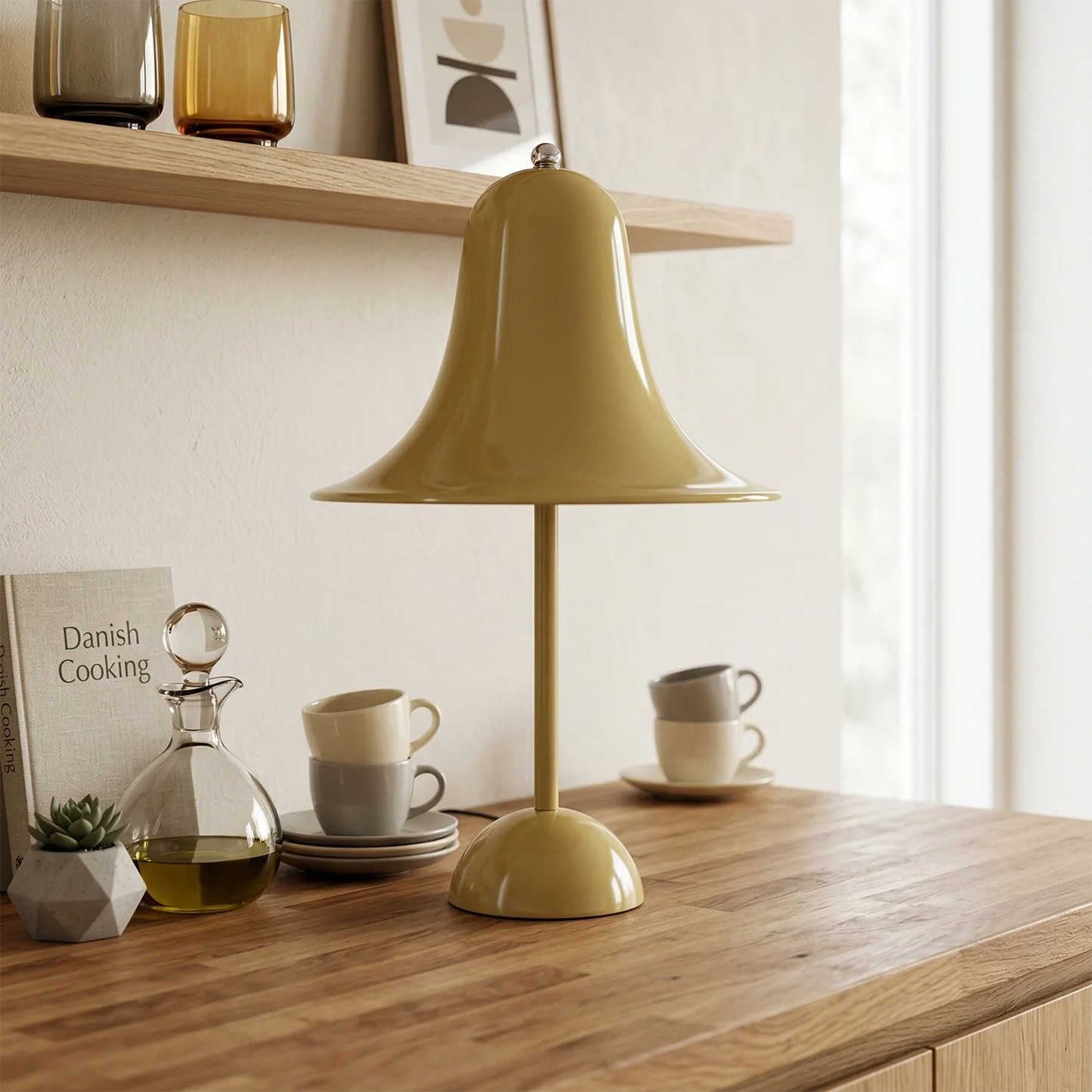 Danish "Bell" Portable Table Lamp