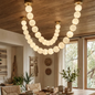 Dazzling Pearl Necklace Chandelier