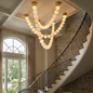 Dazzling Pearl Necklace Chandelier