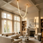 Dazzling Pearl Necklace Chandelier