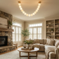 Dazzling Pearl Necklace Chandelier