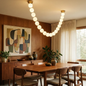 Dazzling Pearl Necklace Chandelier