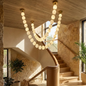 Dazzling Pearl Necklace Chandelier