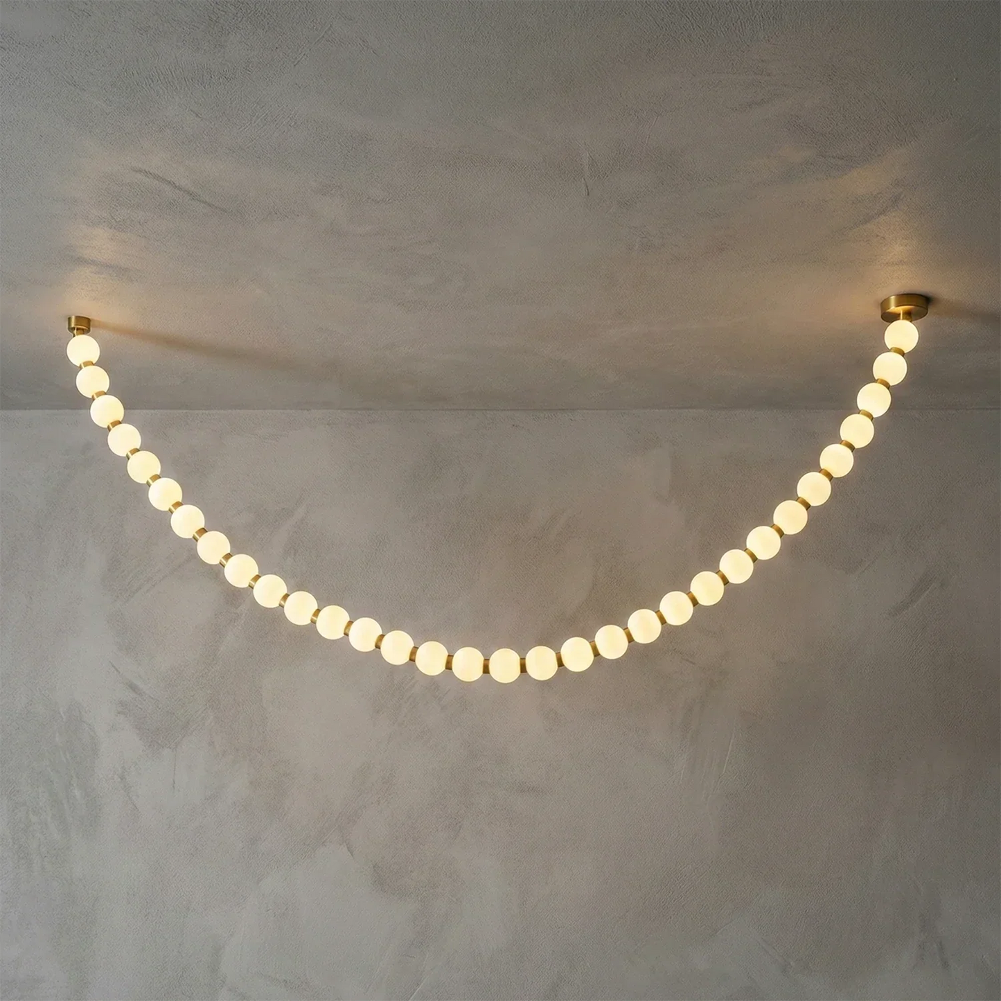 Dazzling Pearl Necklace Chandelier