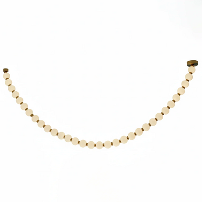 Dazzling Pearl Necklace Chandelier