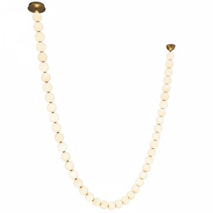 Dazzling Pearl Necklace Chandelier