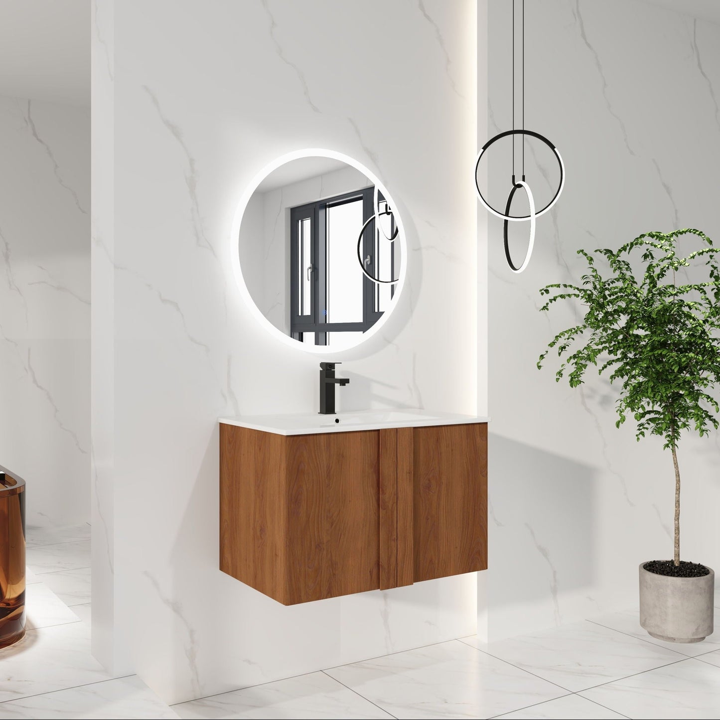 Floating Bathroom Vanity With Sink Combo