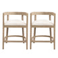 Rubberwood Counter Stool Set of 2