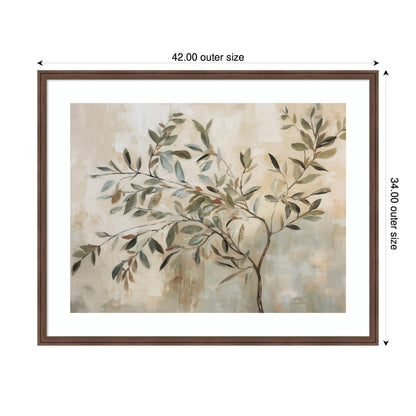 Olive Tree Abstract No. 31 by The Creative Bunch Studio Framed Wall Art Print