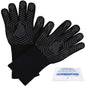 BBQ Gloves 1472°F Heat Resistant Fireproof Oven Mitts