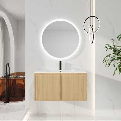 Floating Bathroom Vanity With Sink Combo