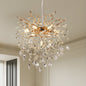 Gold Tree Branch Crystal Chandelier | Modern Luxury Pendant Light for Dining Room, Living Room & Bedroom