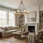 Demare Halo Crystal Ring Chandelier