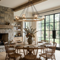 Demare Halo Crystal Ring Chandelier