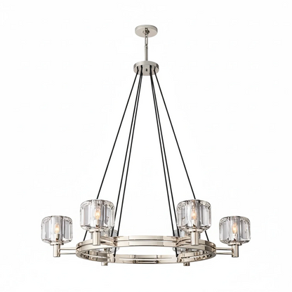 Demare Halo Crystal Ring Chandelier