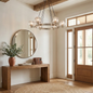 Demare Halo Crystal Ring Chandelier