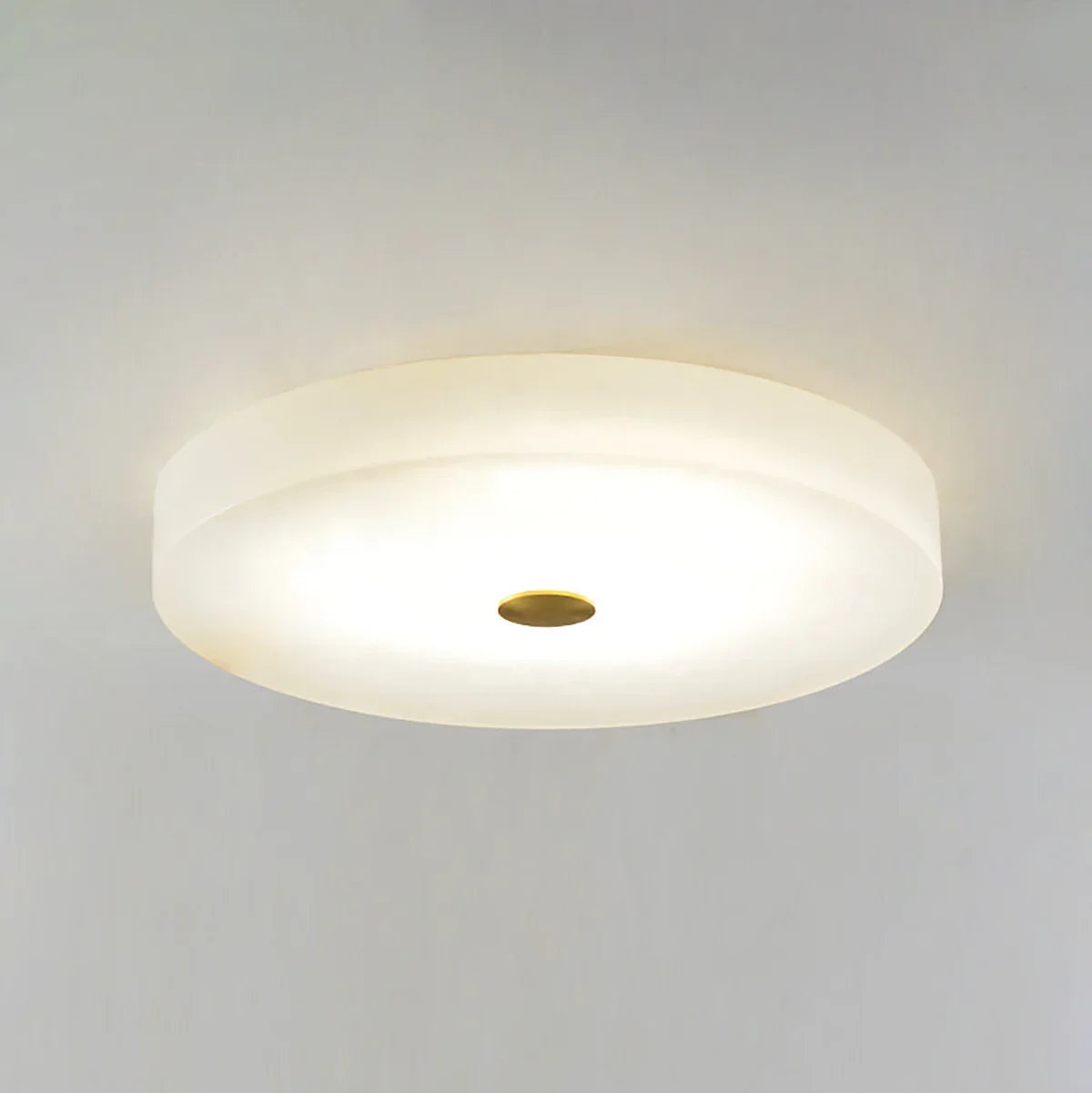 Disc Shaped Sophie Alabaster Ceiling Lamp