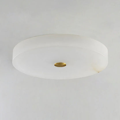 Disc Shaped Sophie Alabaster Ceiling Lamp