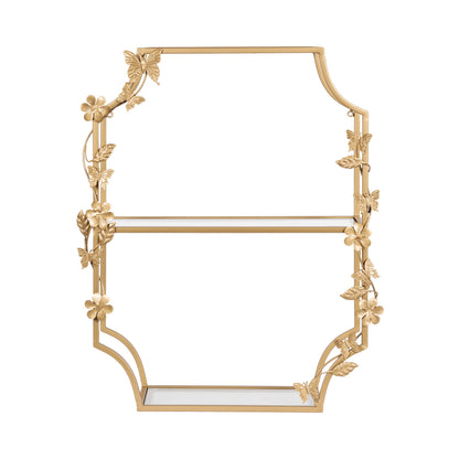 Rosella Floral Tiered Shelf Metal