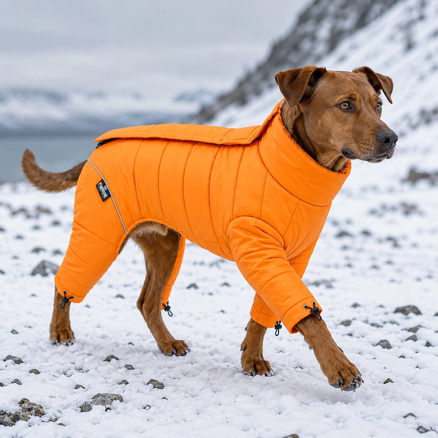 Dog Helios ® Thunder-crackle Adjustable and Reflective Full-Body Waded Winter Dog Jacket