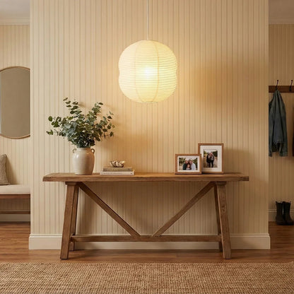 Akari Double Hemispherical Pendant Light