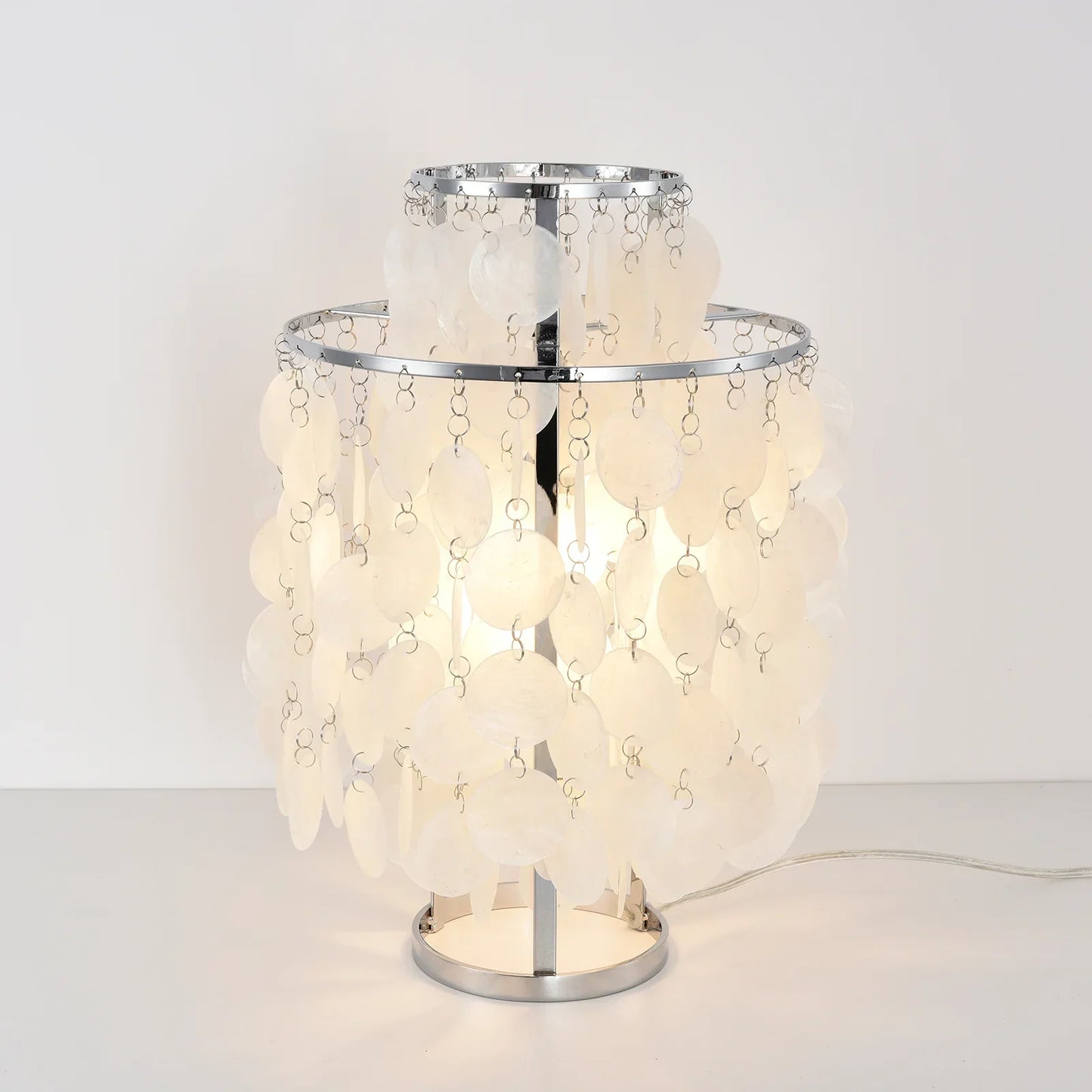 Double Layer Shell Table Lamp