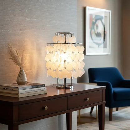 Double Layer Shell Table Lamp