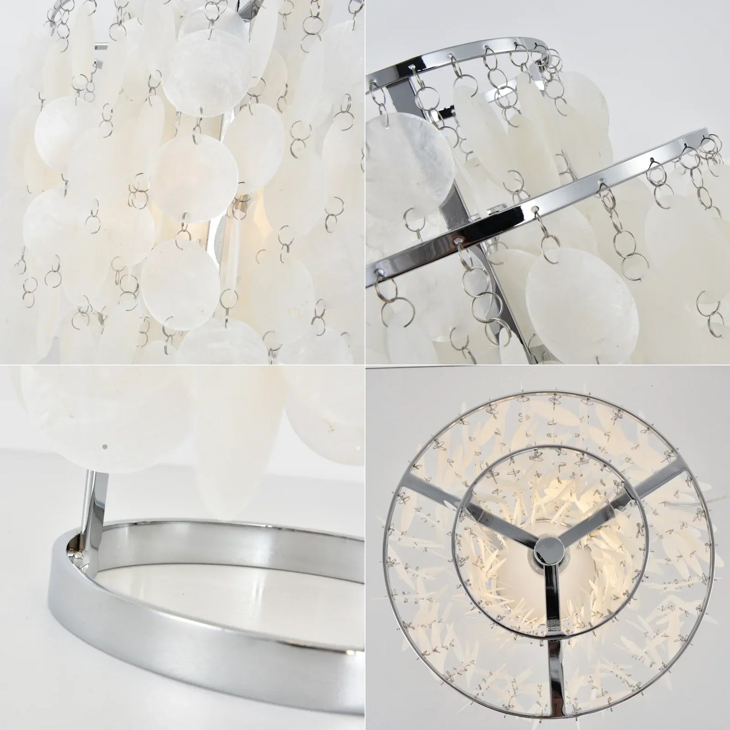 Double Layer Shell Table Lamp