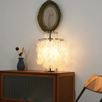 Double Layer Shell Table Lamp