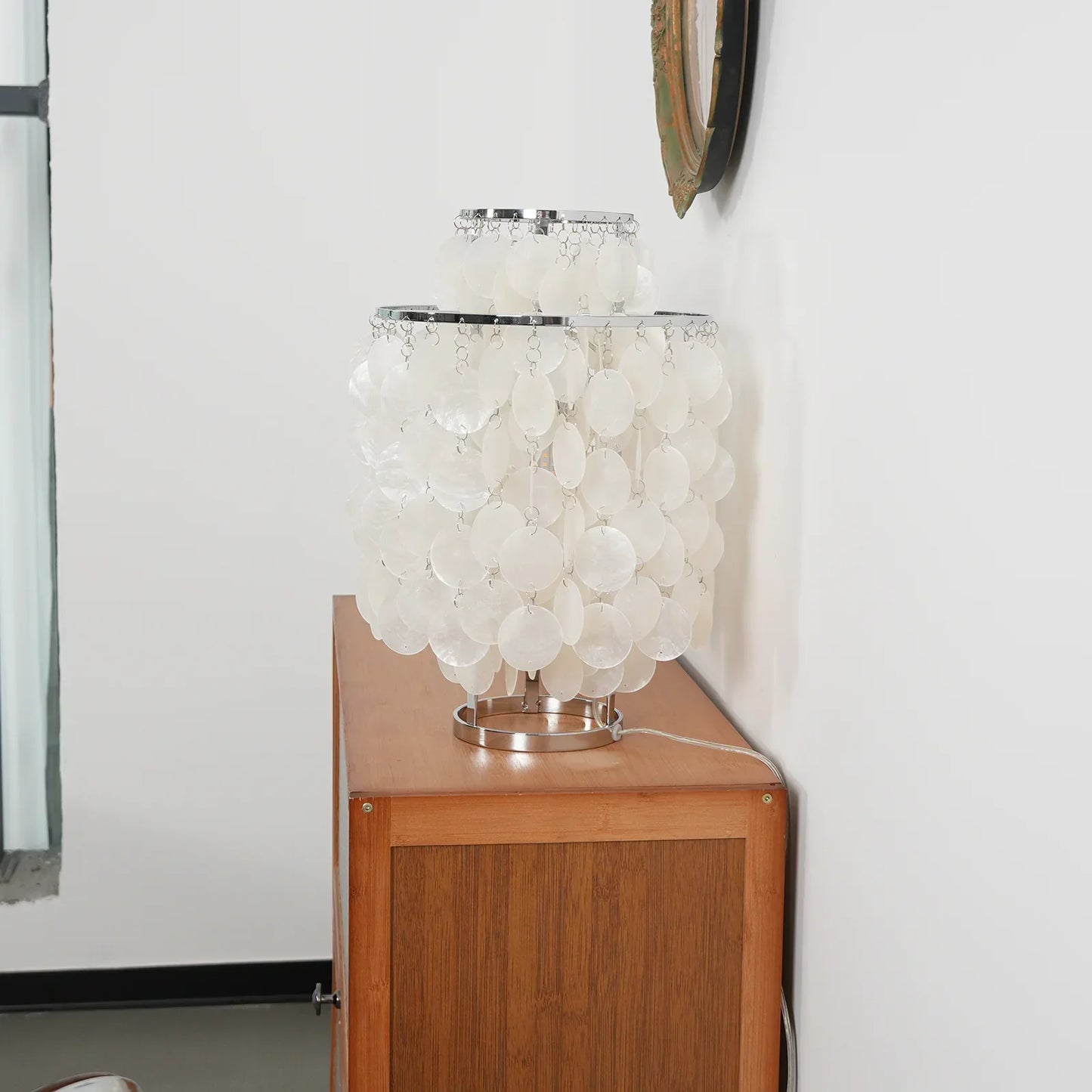 Double Layer Shell Table Lamp