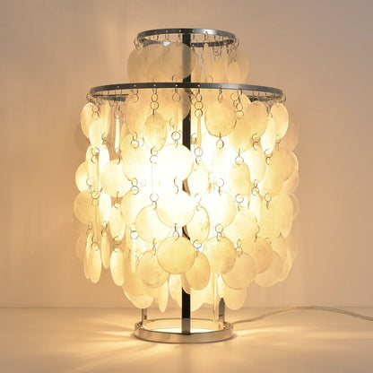 Double Layer Shell Table Lamp
