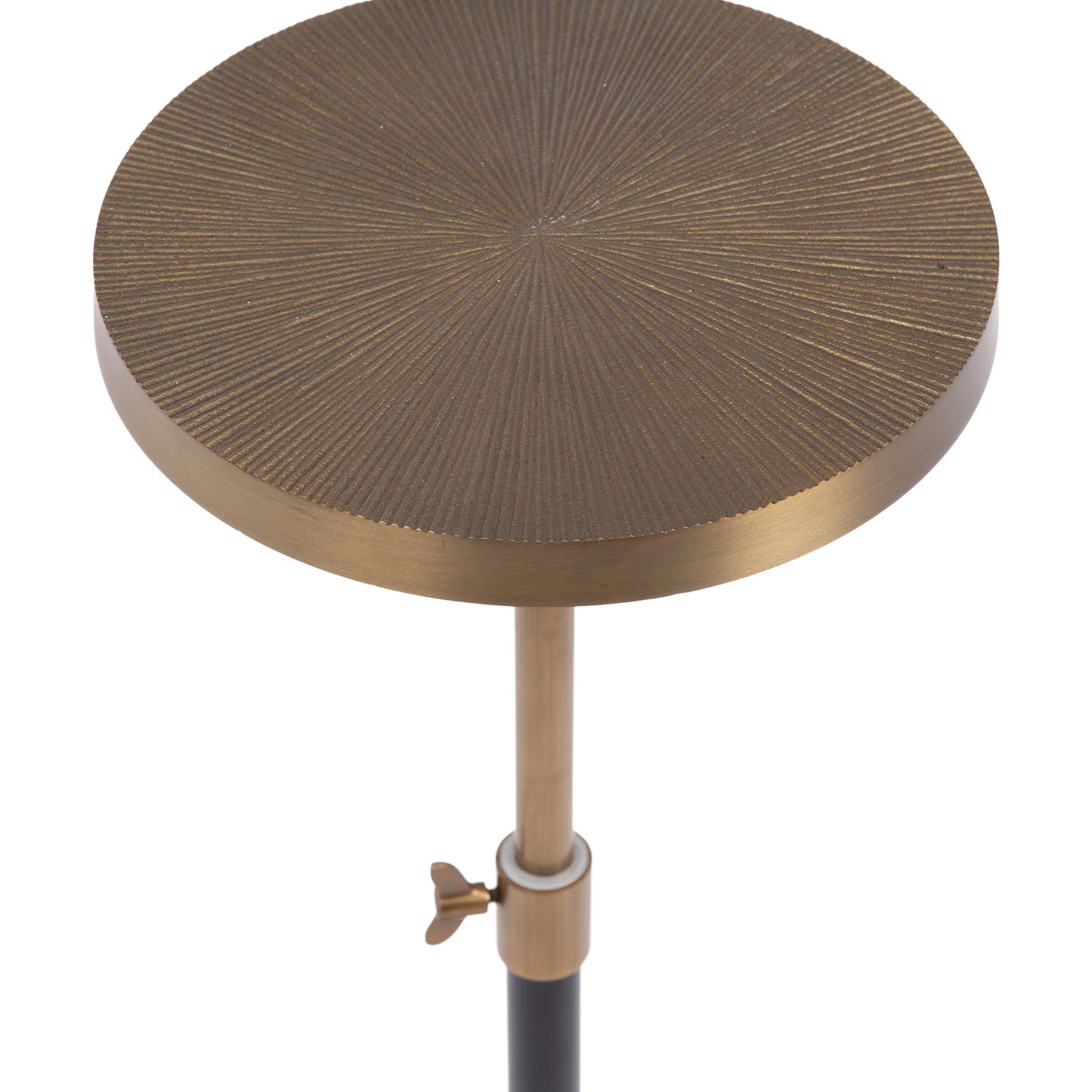 Engles Adjustable Embossed Metal Table and Plant Stand
