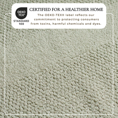 100% Cotton Woven Texture Bath Towel Set - Marbella Collection