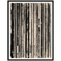 33 RPM Black and White by Robert Cadloff Framed Wall Art Print