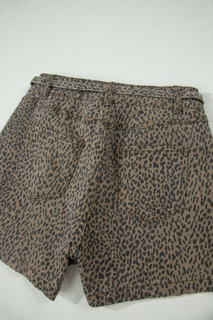 Faith Print Loose Shorts
